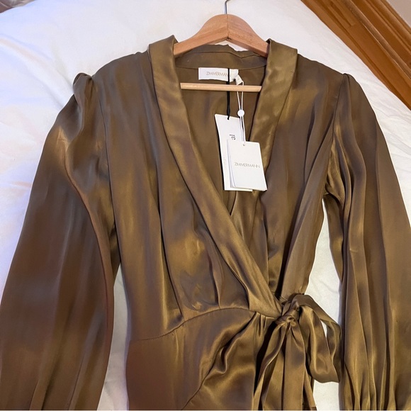 Zimmermann Silk Wrap Dress - Picture 10 of 12